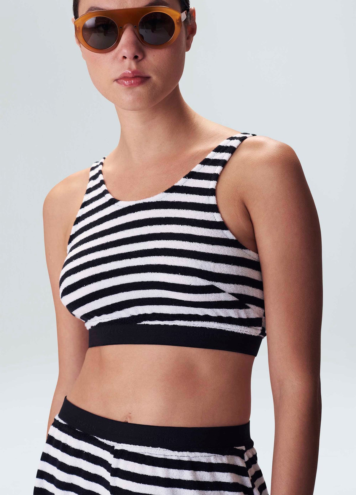 STRIPED TERRYCLOTH SET