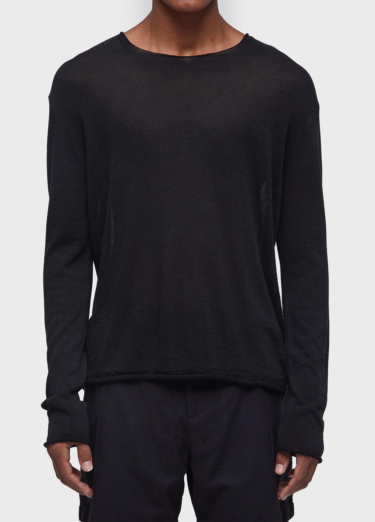 KNIT LS LINEN
