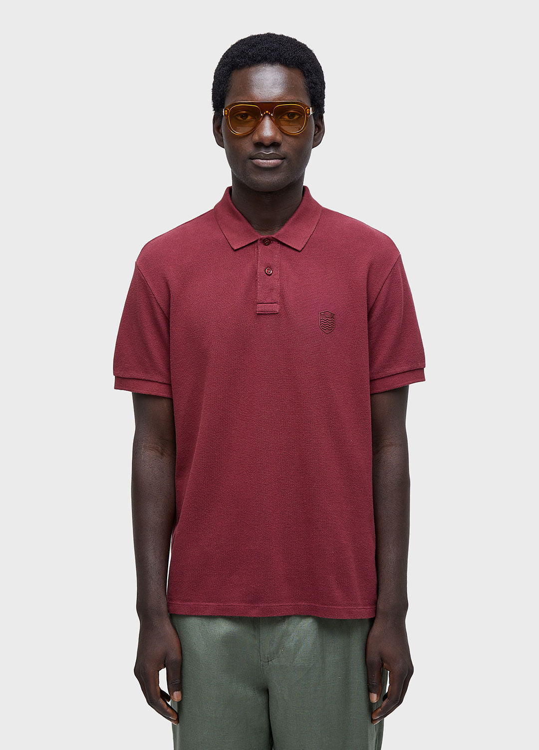 POLO EMBOSSED CREST COLOR S/S