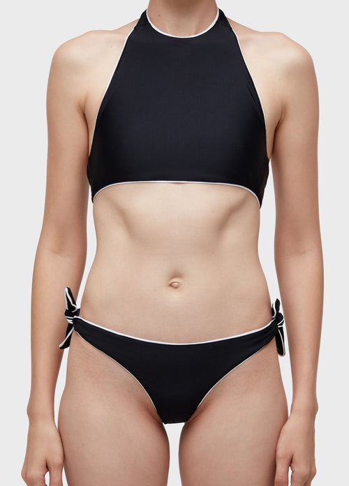 FRILL HALTER BIKINI