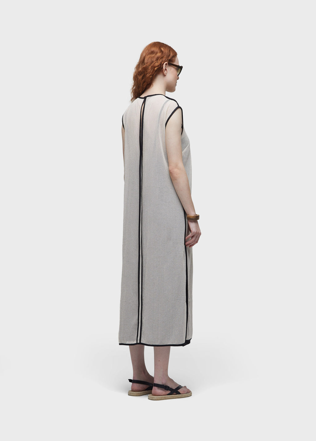 BIAS MESH DRESS