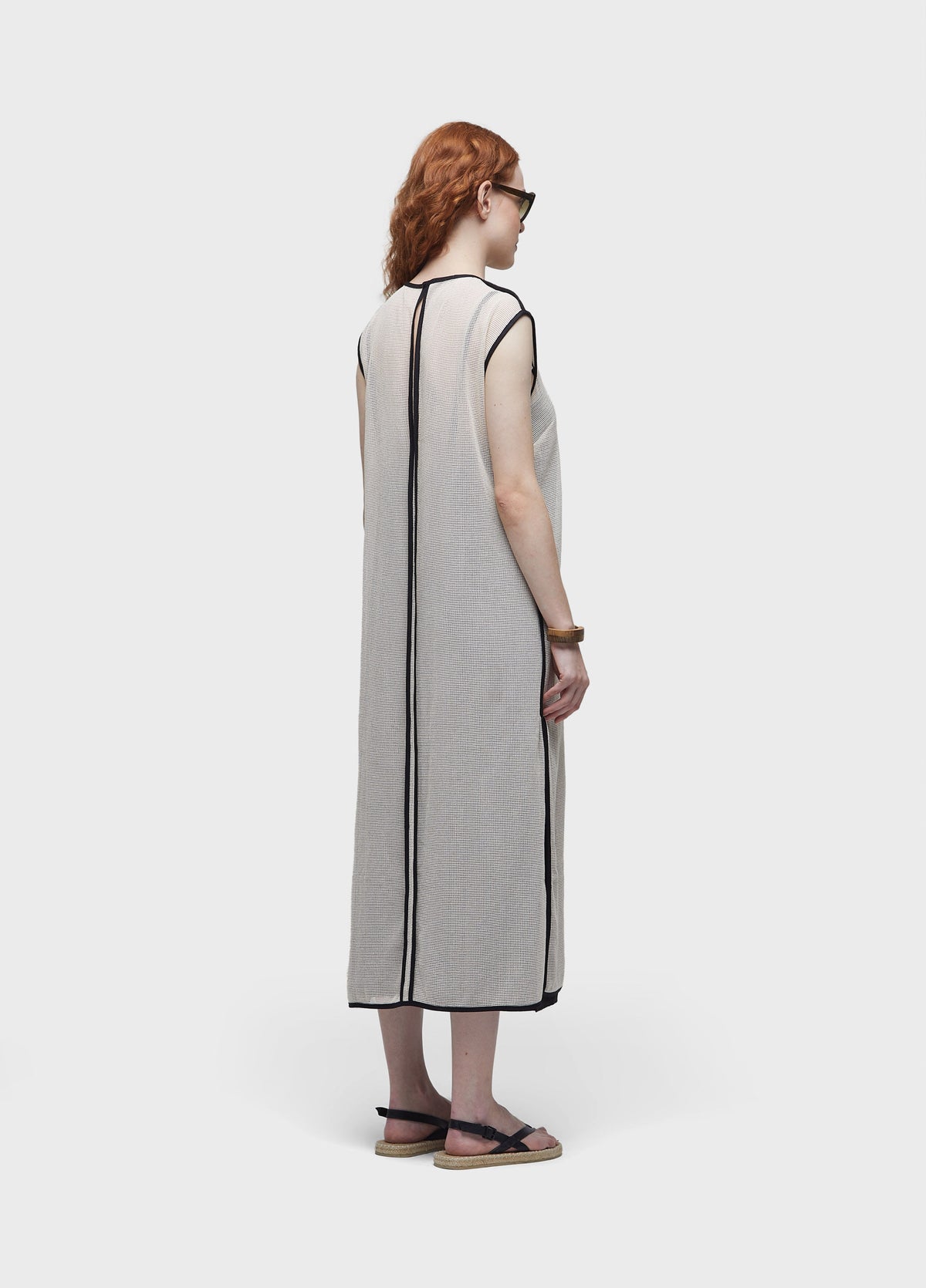 BIAS MESH DRESS