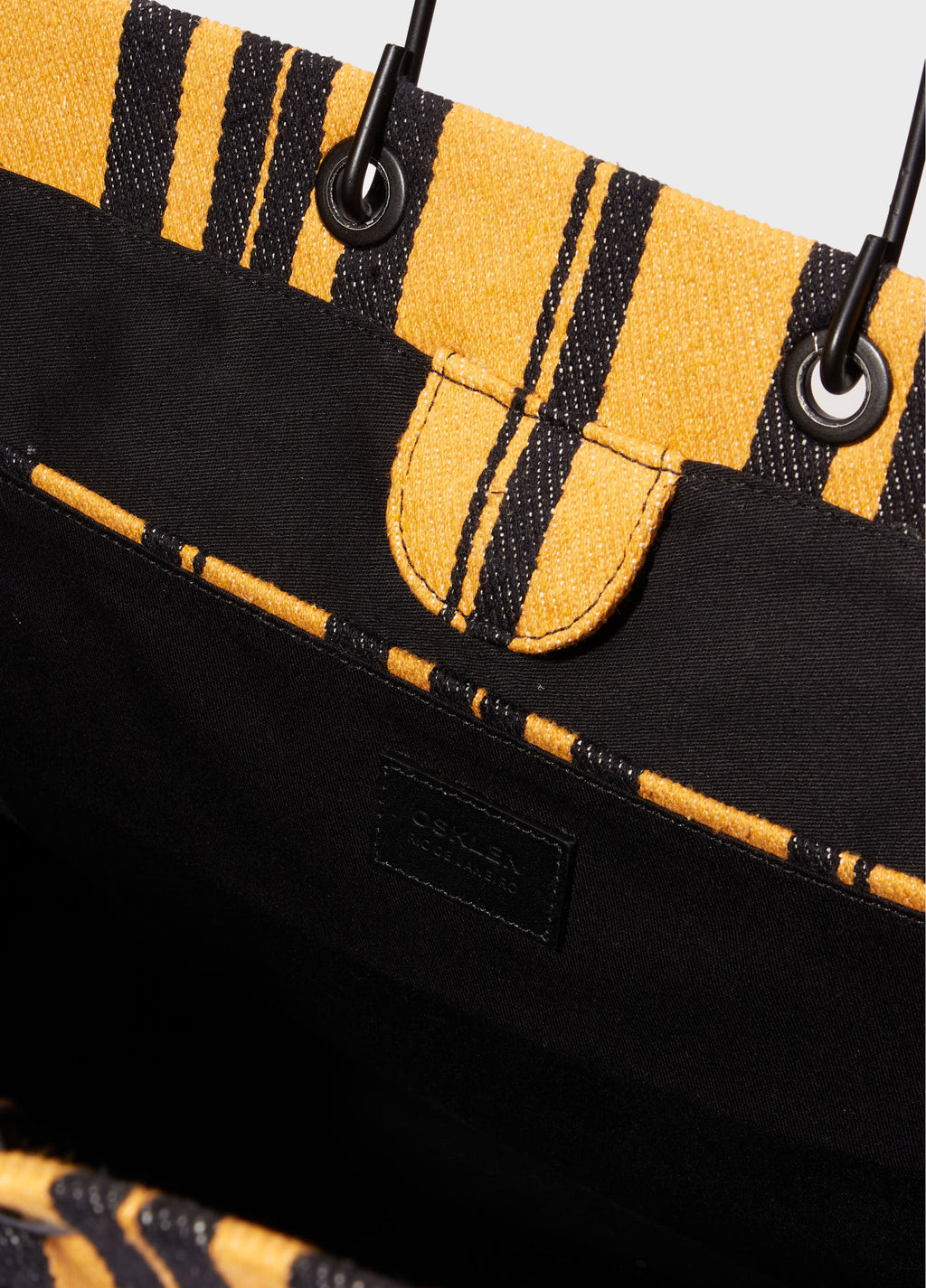 LARGE STRIPED TOTE BAG