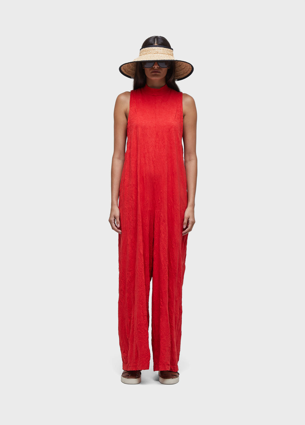 DUO WRINKLE COLOR JUMPSUIT