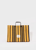 LARGE STRIPED TOTE BAG