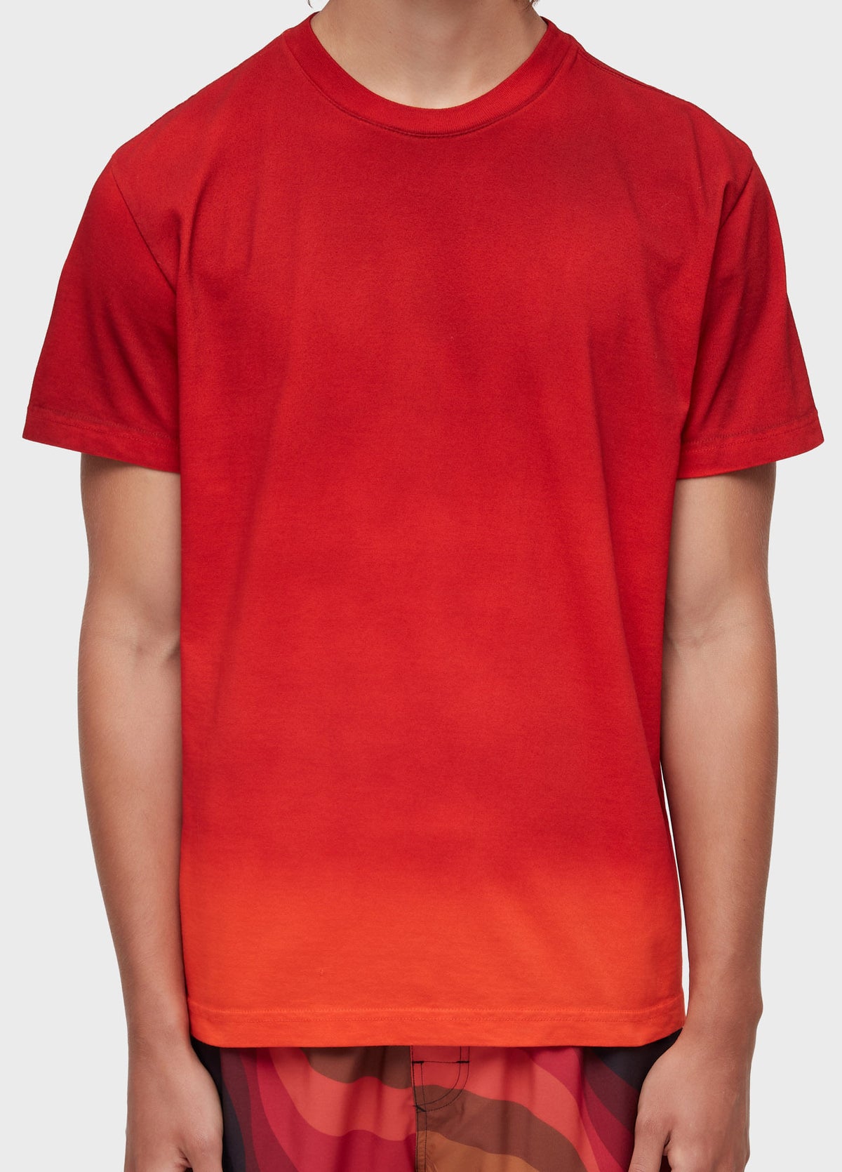 DIP DYE SOFT SHORT SLEEVE T-SHIRT