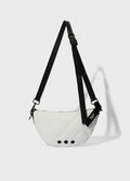 Bolsa Mini Andiroba Nylon Matelassê Off-White/Preto – Osklen – foto 1