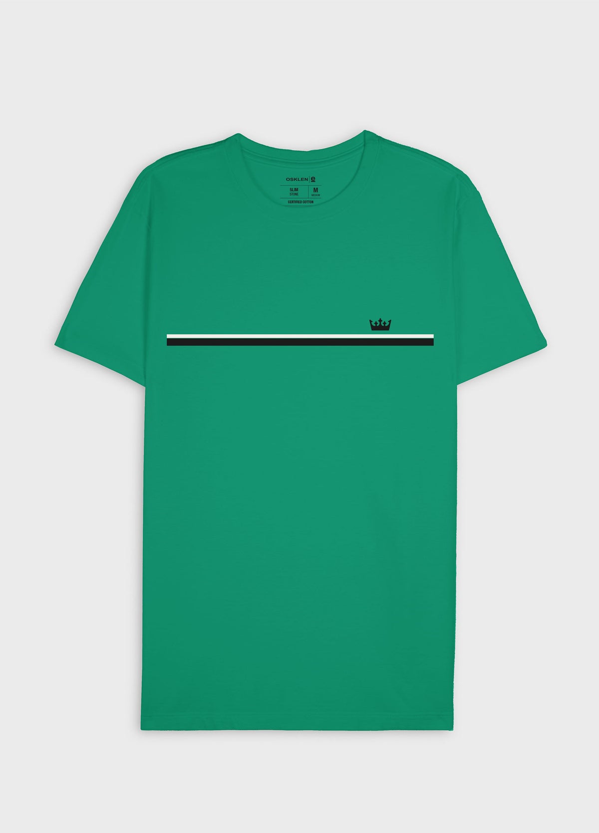 T-SHIRT SLIM VINTAGE LIST RIVA COROA MC