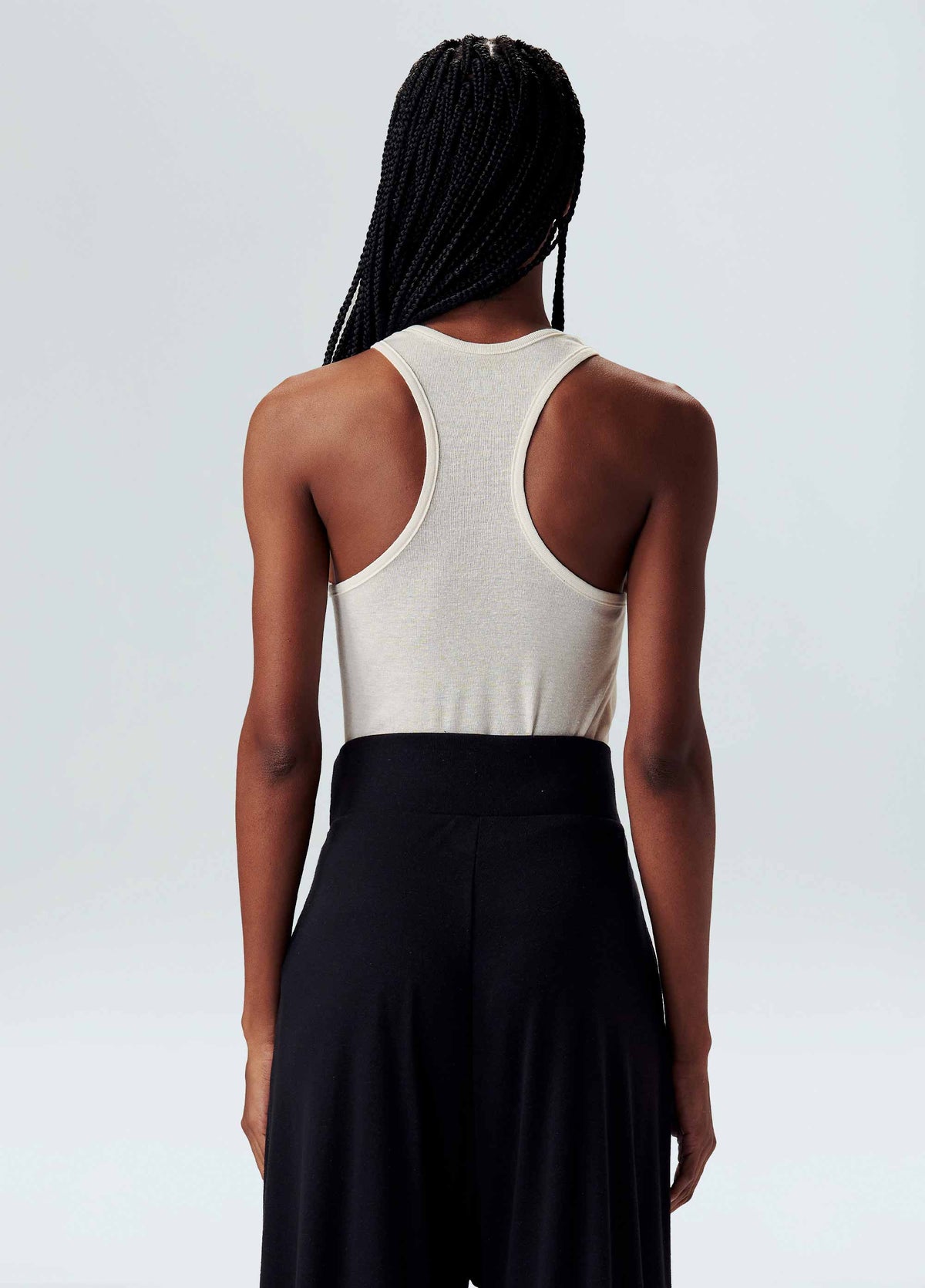 RIBBED RACERBACK TANK TOP