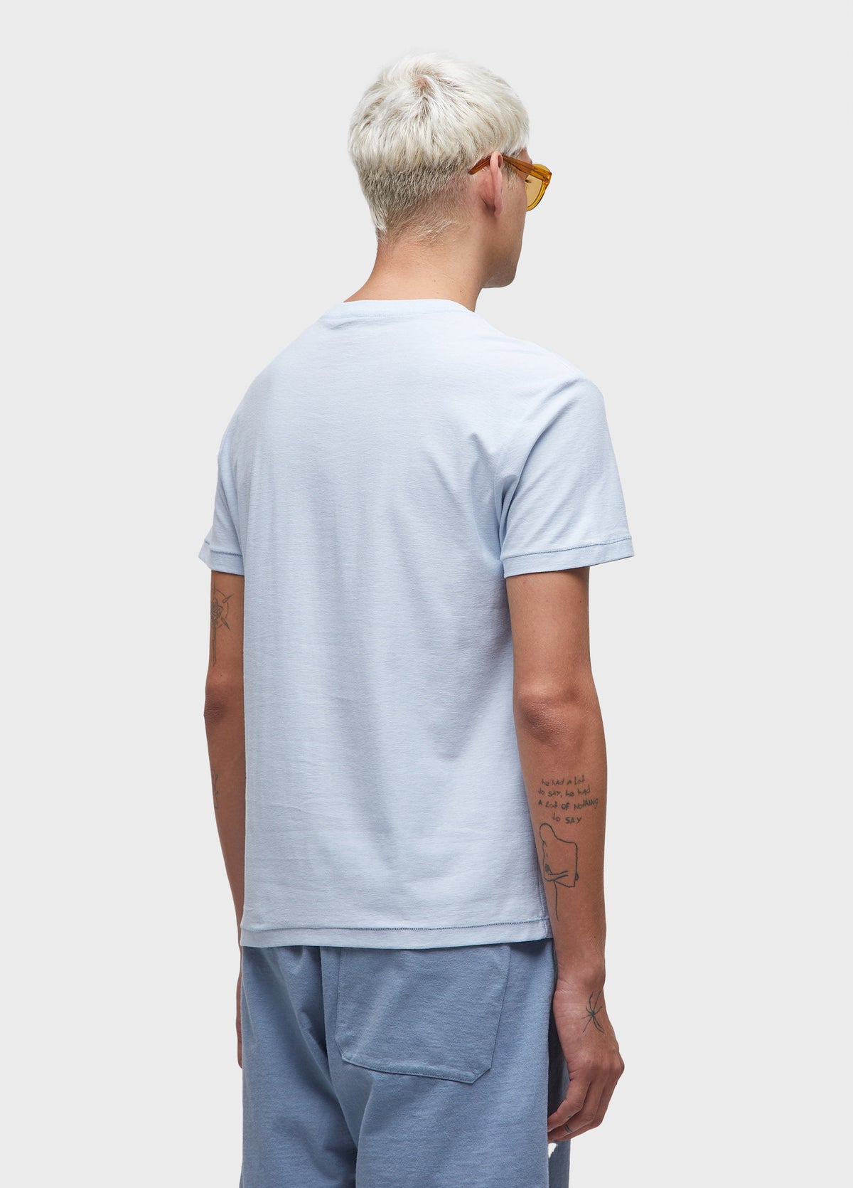 WASHED T-SHIRT WITH POCKET SPOT