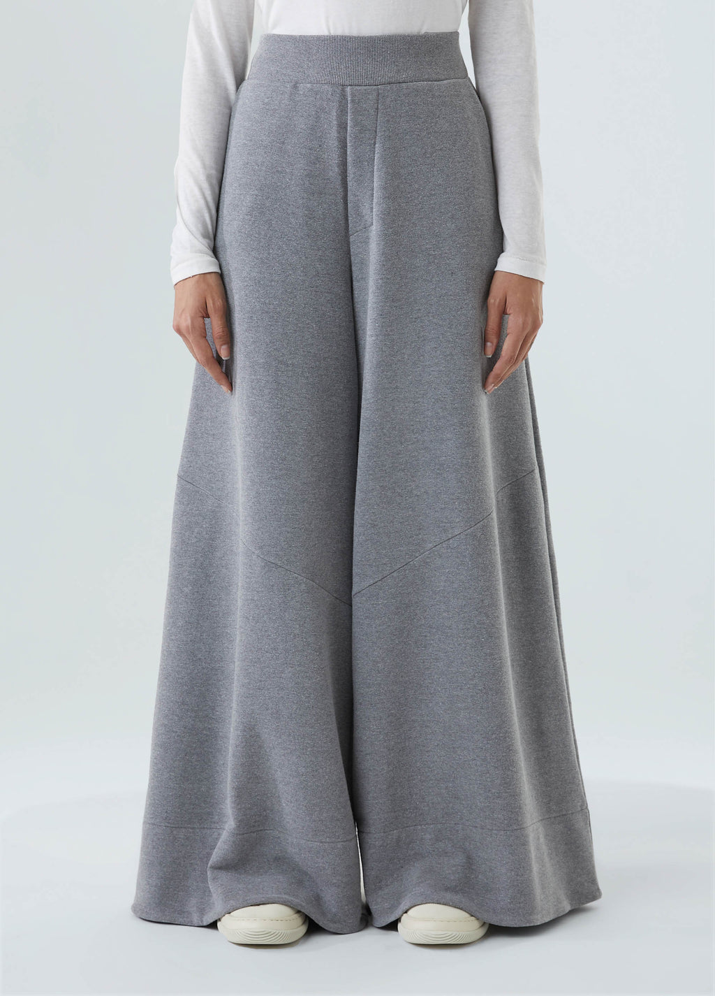 WOMEN'S HEATHER GREY FLEECE JOGGERS
