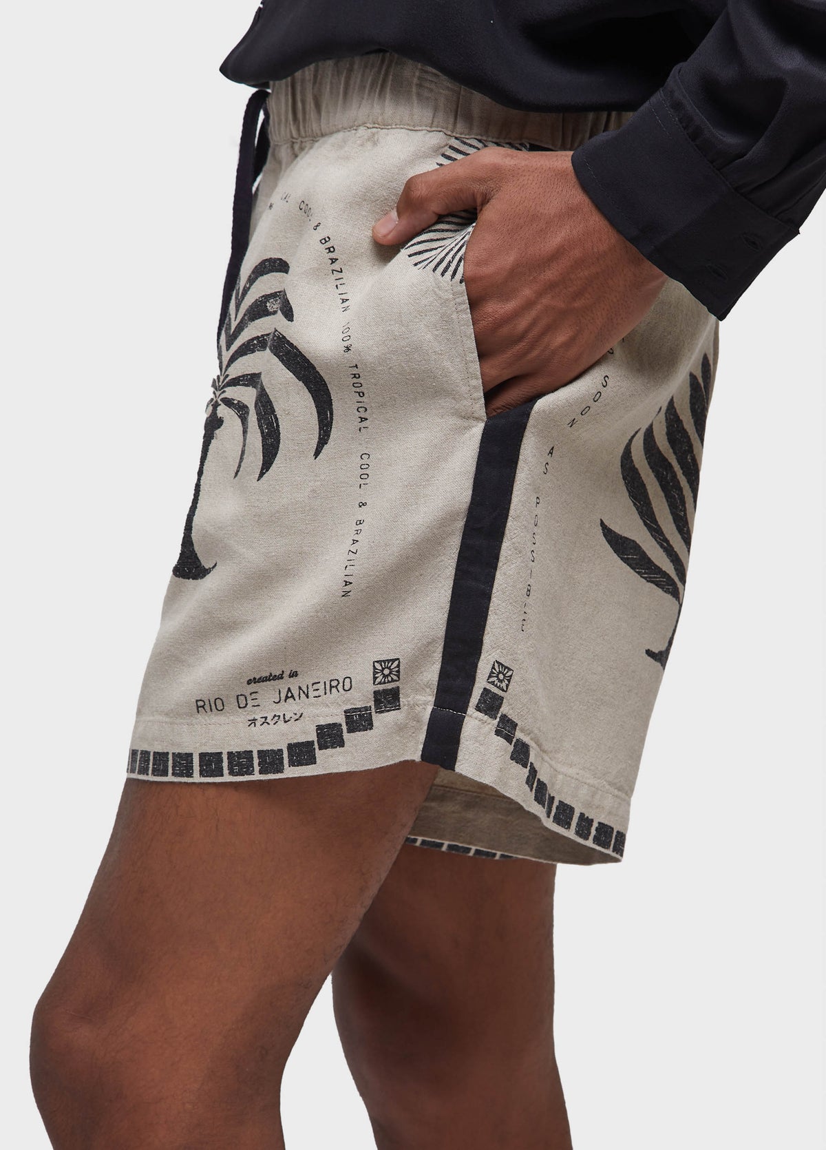 RIO LINEN PAJAMA SHORTS