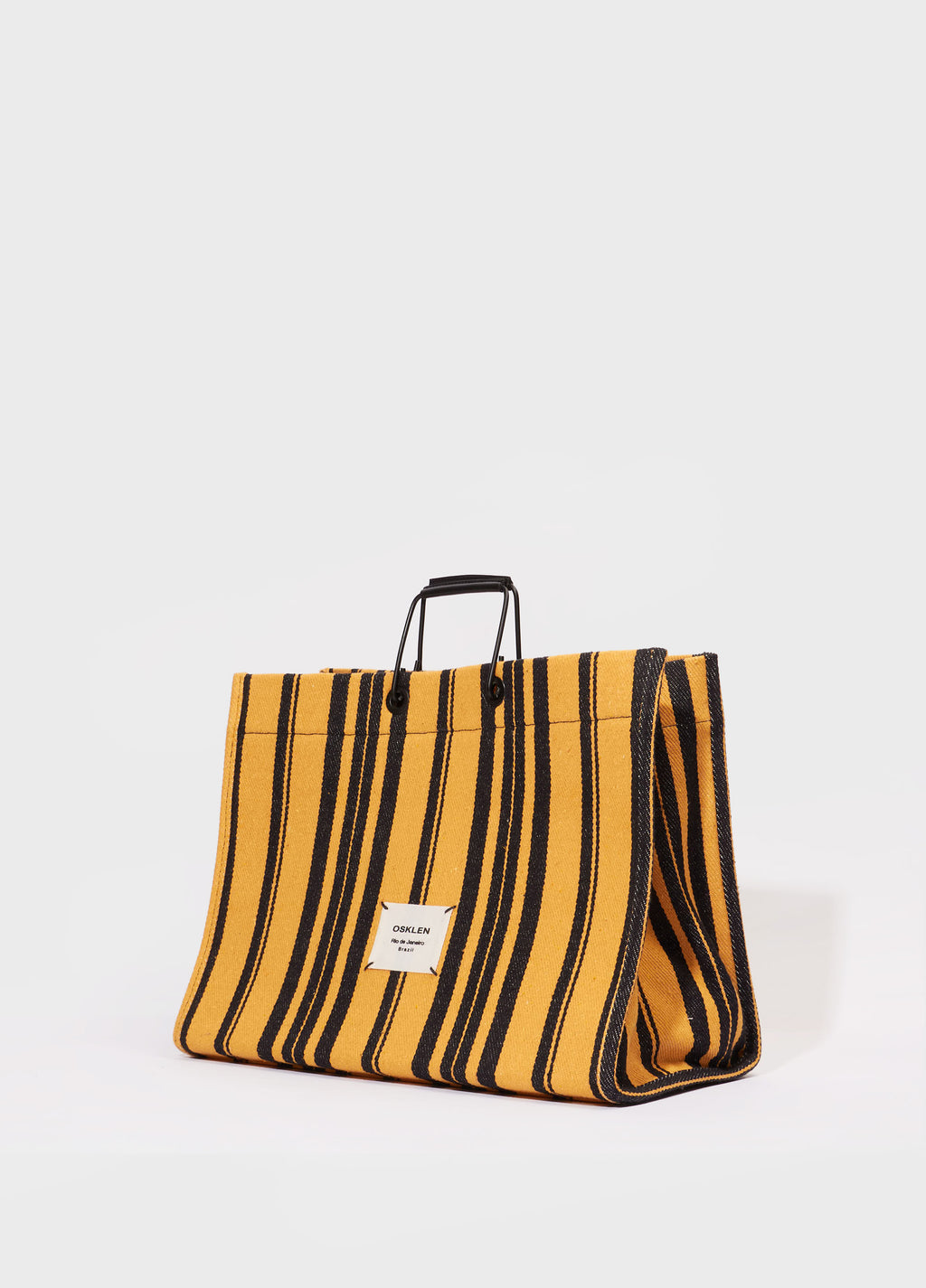 LARGE STRIPED TOTE BAG