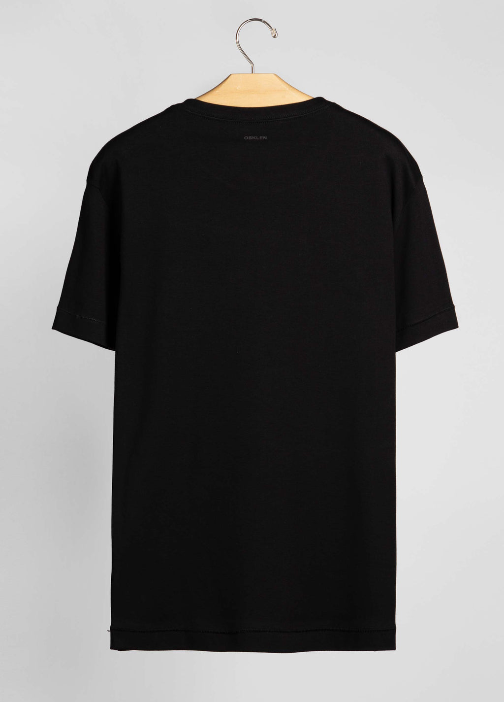 SUEDED BLACK T-SHIRT