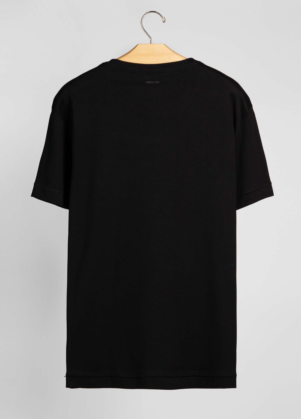 SUEDED BLACK T-SHIRT