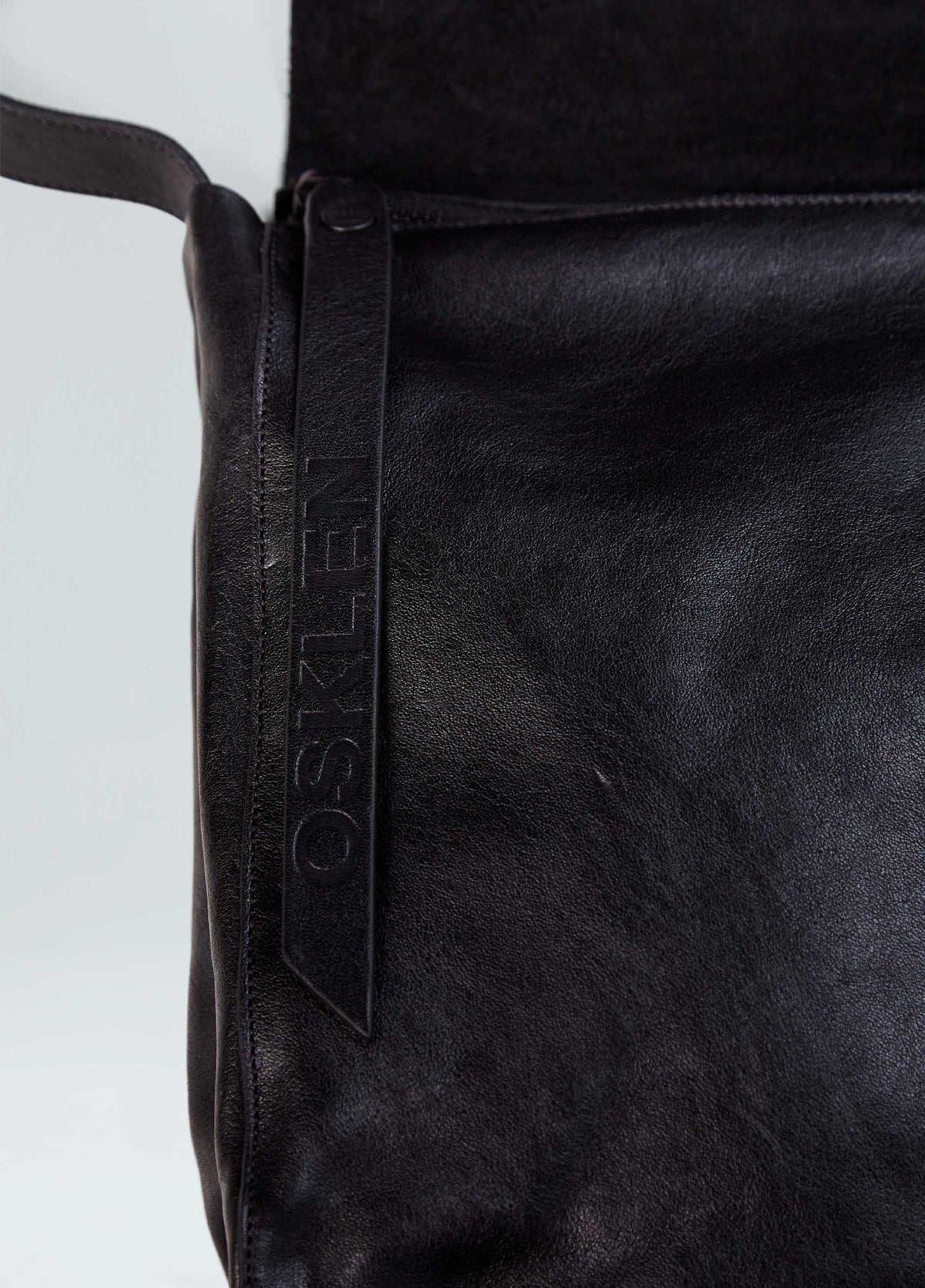 Leather Crossbody E-basics BAG Large — Osklen, bolsa