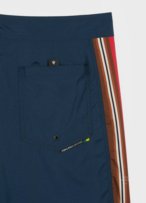 AQUAONE FLEX ROCA STRIPES SURF SHORTS