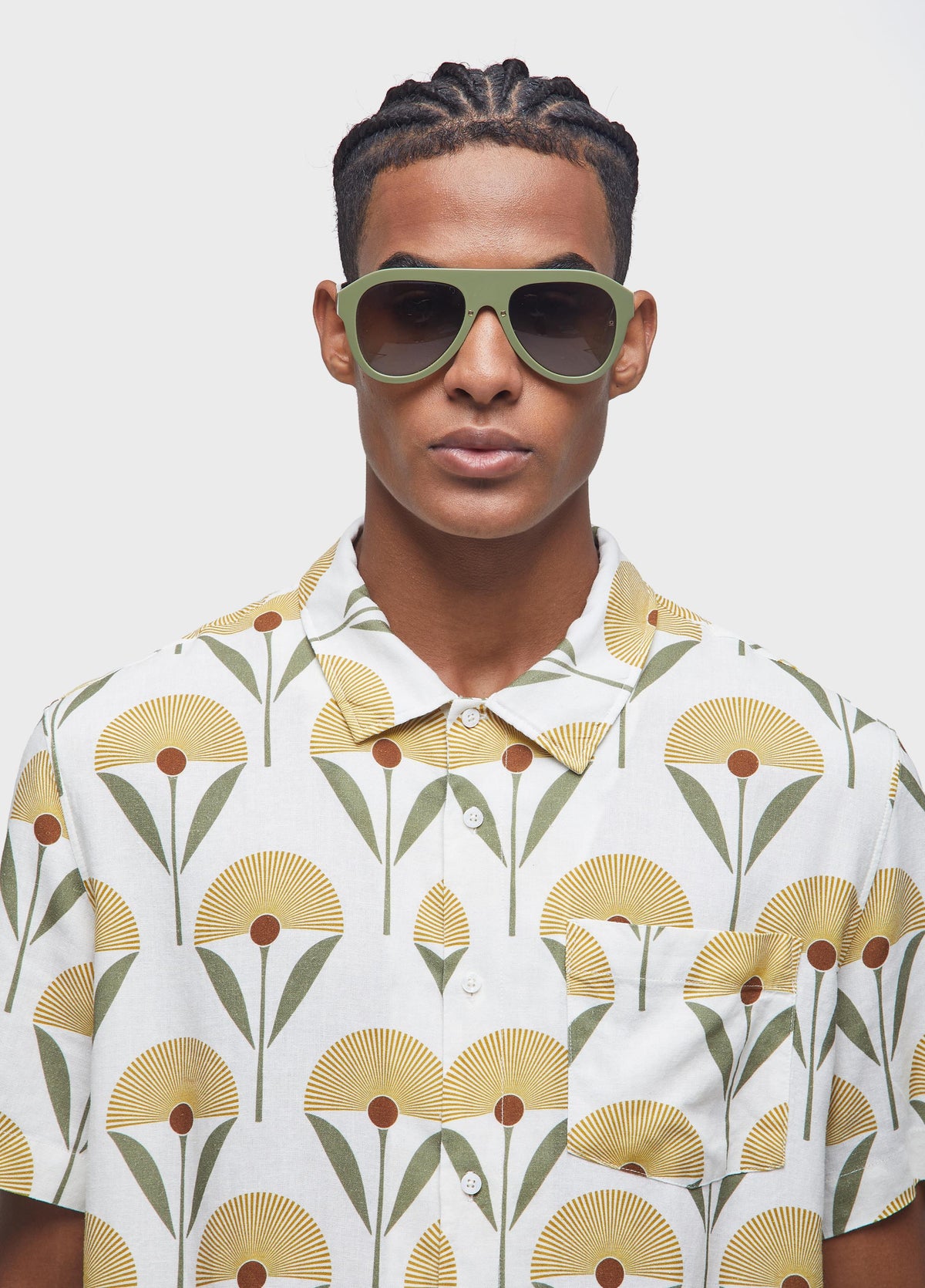 SUNFLOWER COLOR SHORT-SLEEVED SHIRT