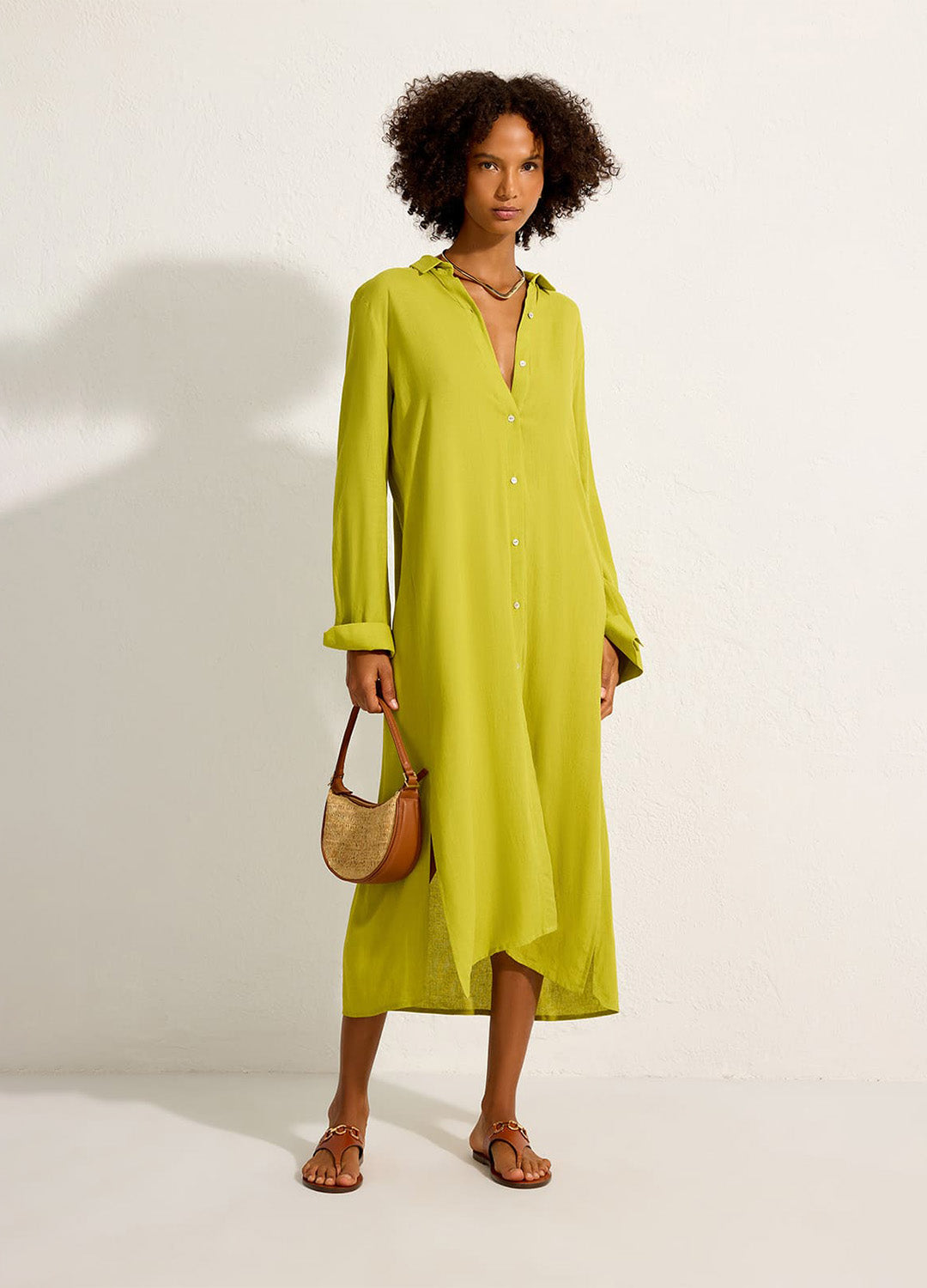 PLEATED BACK CHEMISE