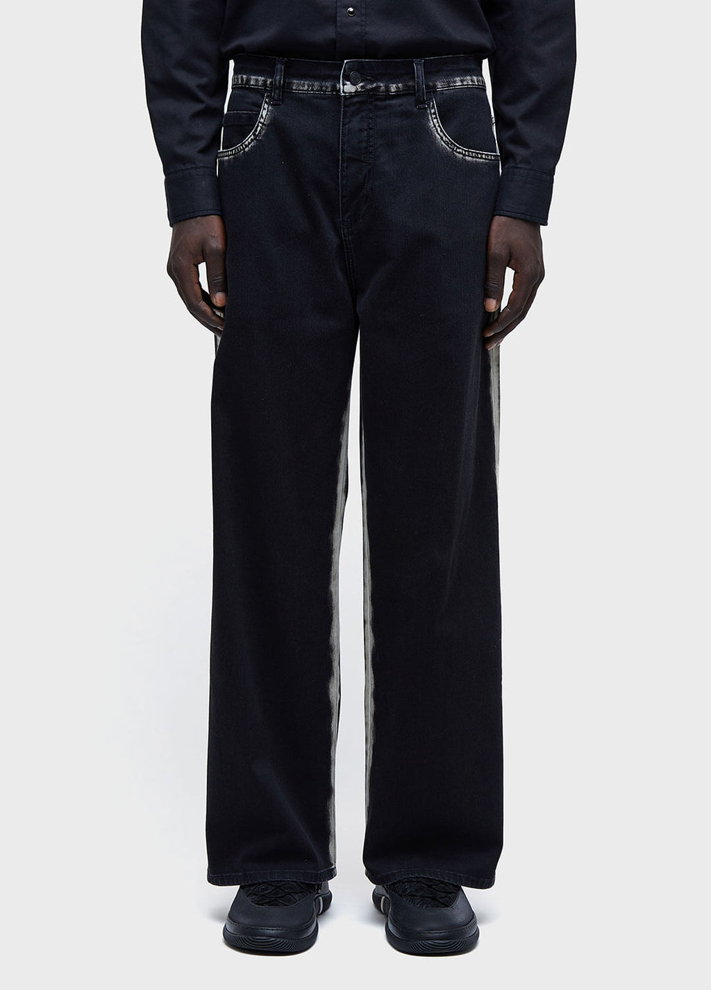 STONED COTTON JEANS