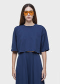 NAVY OVER T-SHIRT