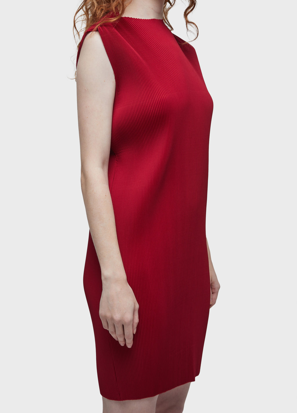 SHORT PLEATED DRESS