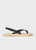 FLAT SANDAL ROPE LEATHER EBASICS