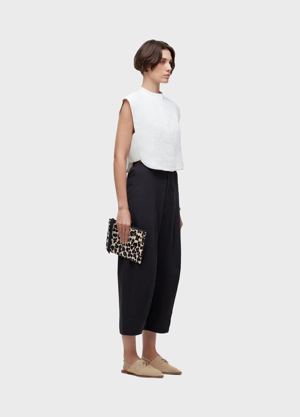 SS SMOKING BIAS BLOUSE