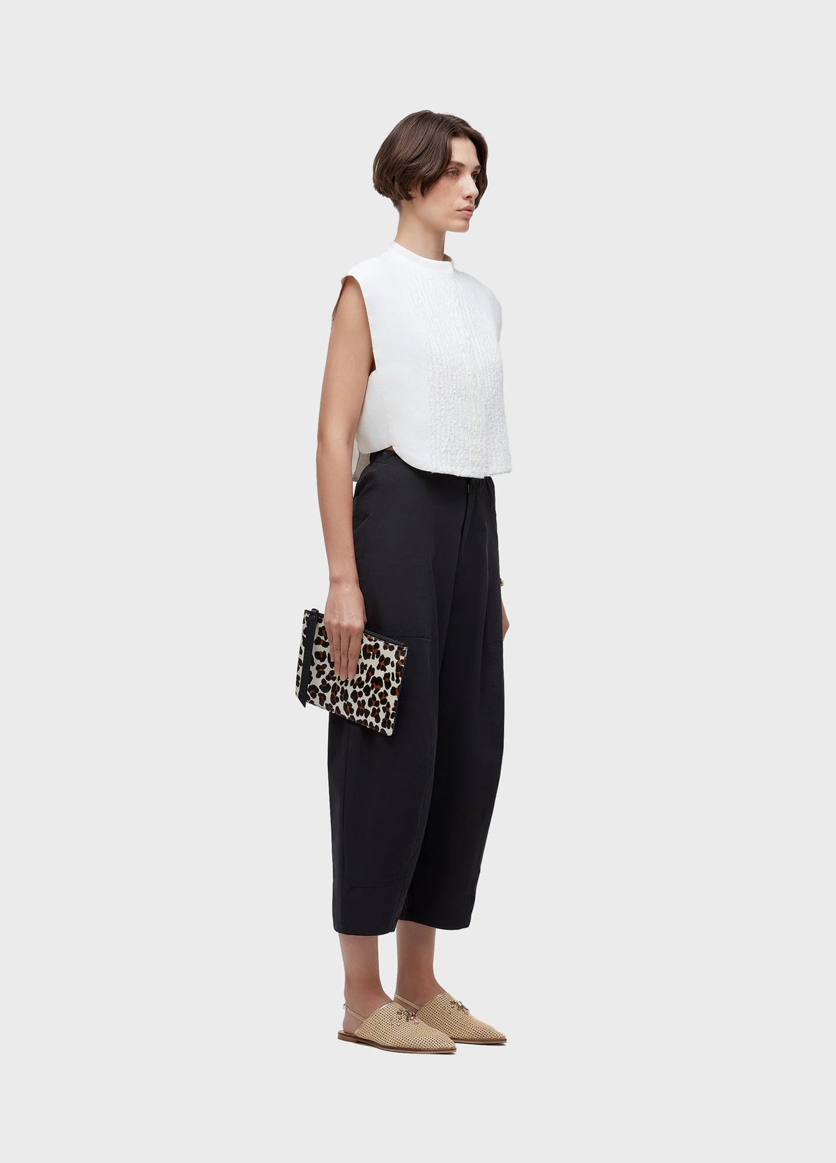 SS SMOKING BIAS BLOUSE