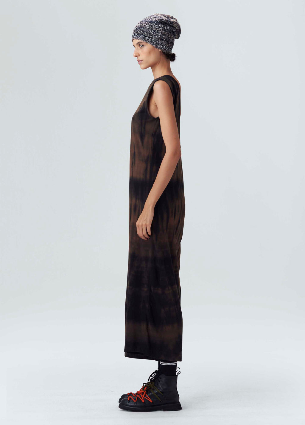 OCHRE TIE DYE JUMPSUIT