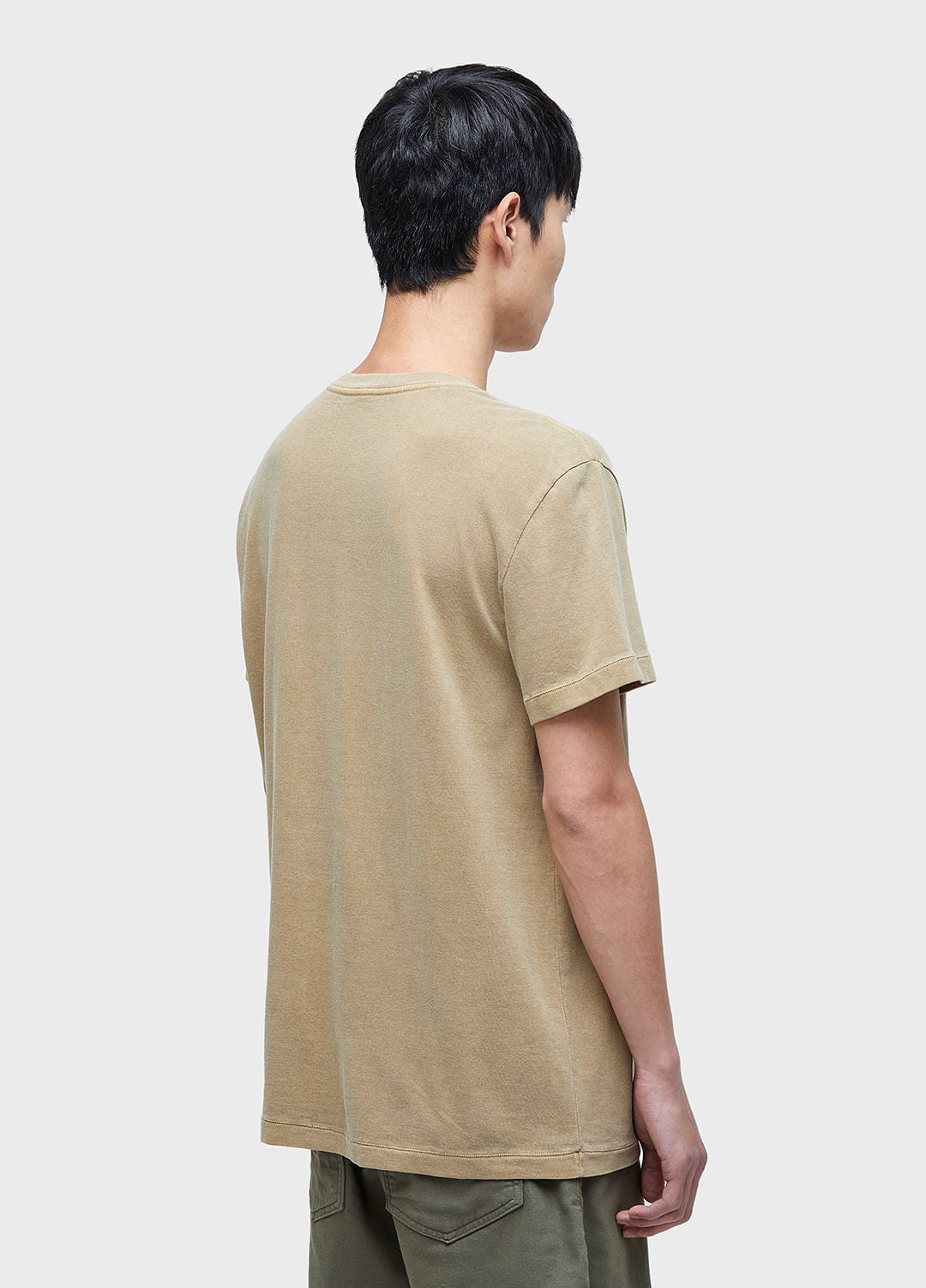 T-SHIRT POCKET EMBROIDERED CREST SHORT SLEEVE