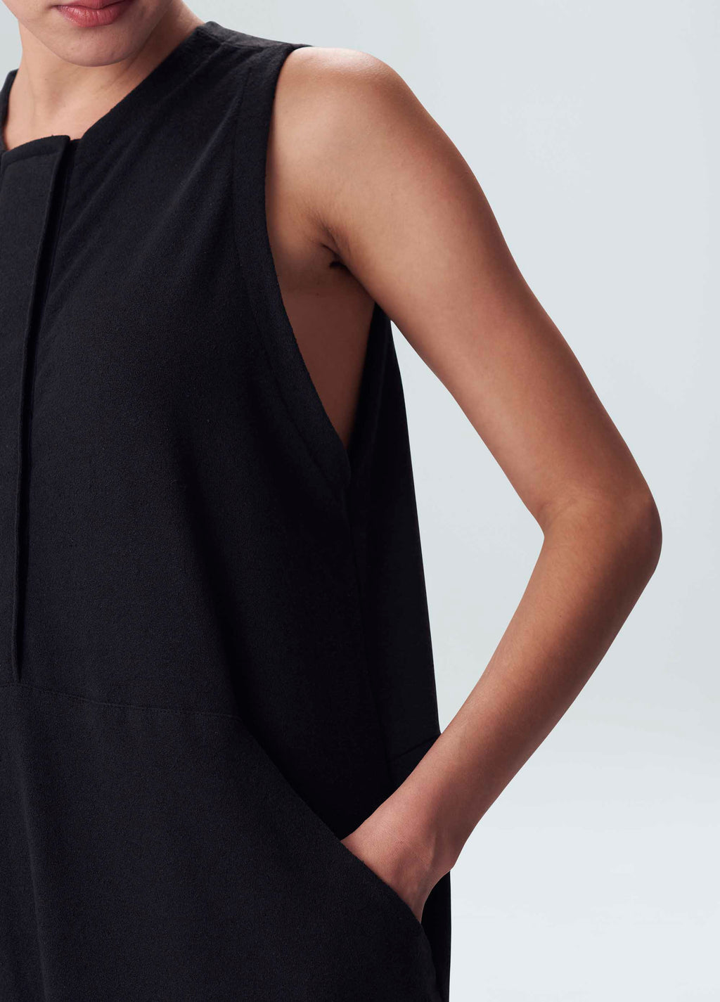 WOMEN'S LOOSE OVERALL BLACK