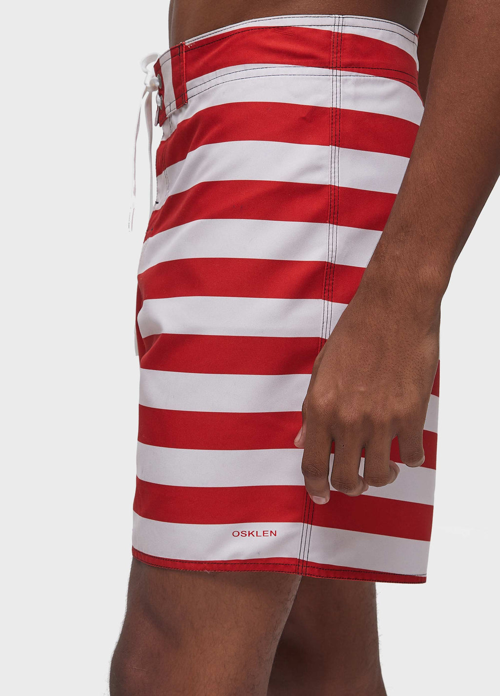 Bermuda Surf Grécia Off-White/Vermelho – Osklen – foto 4
