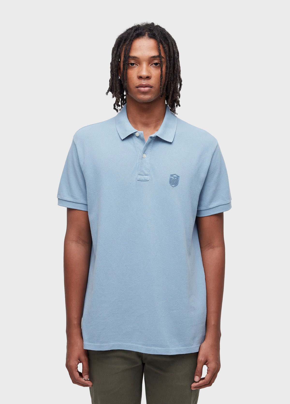 EMBOSSED CREST POLO SHIRT