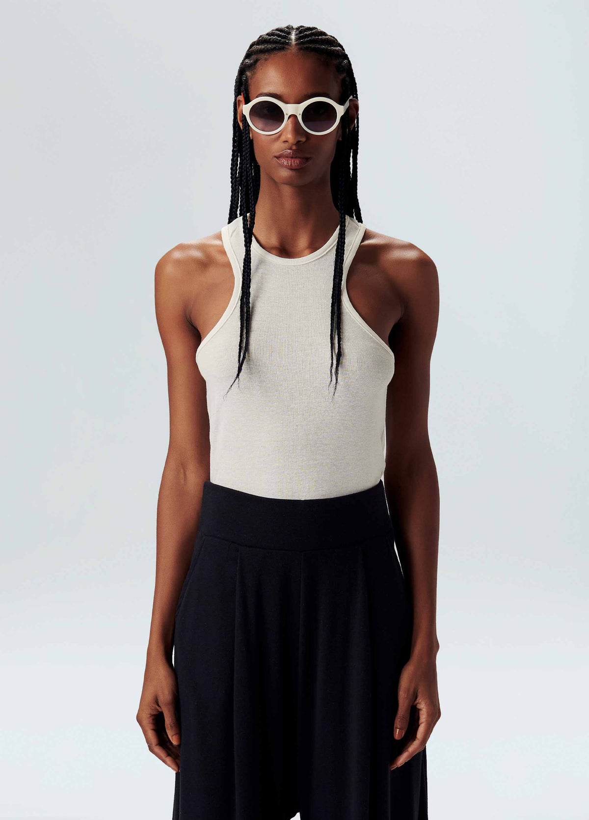 RIBBED RACERBACK TANK TOP