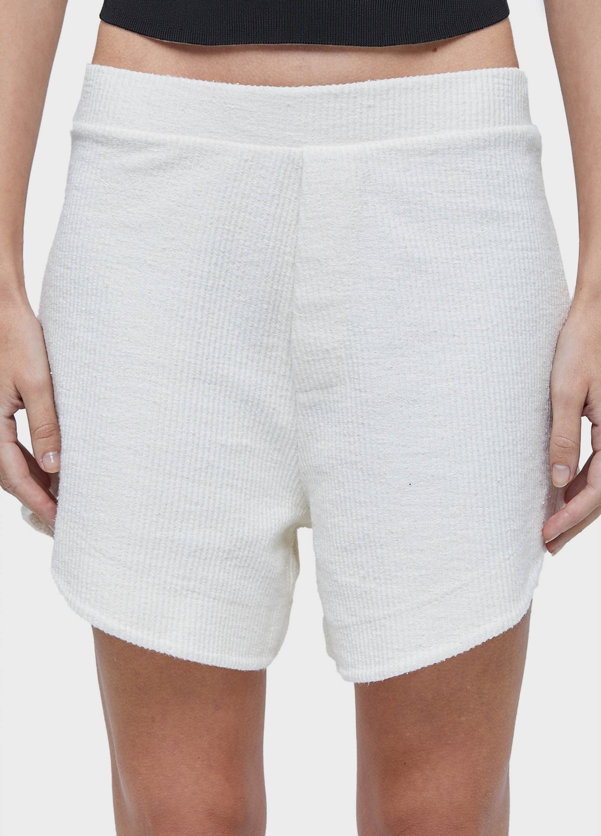RIB KNIT RUSTIC SHORTS