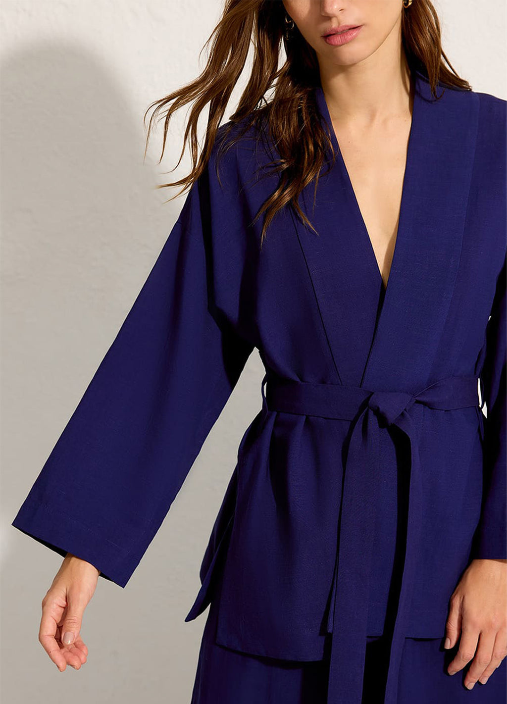 TIE-FRONT KIMONO