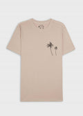 SLIM STONE COCONUT TREE GAUZE SHORT SLEEVE T-SHIRT