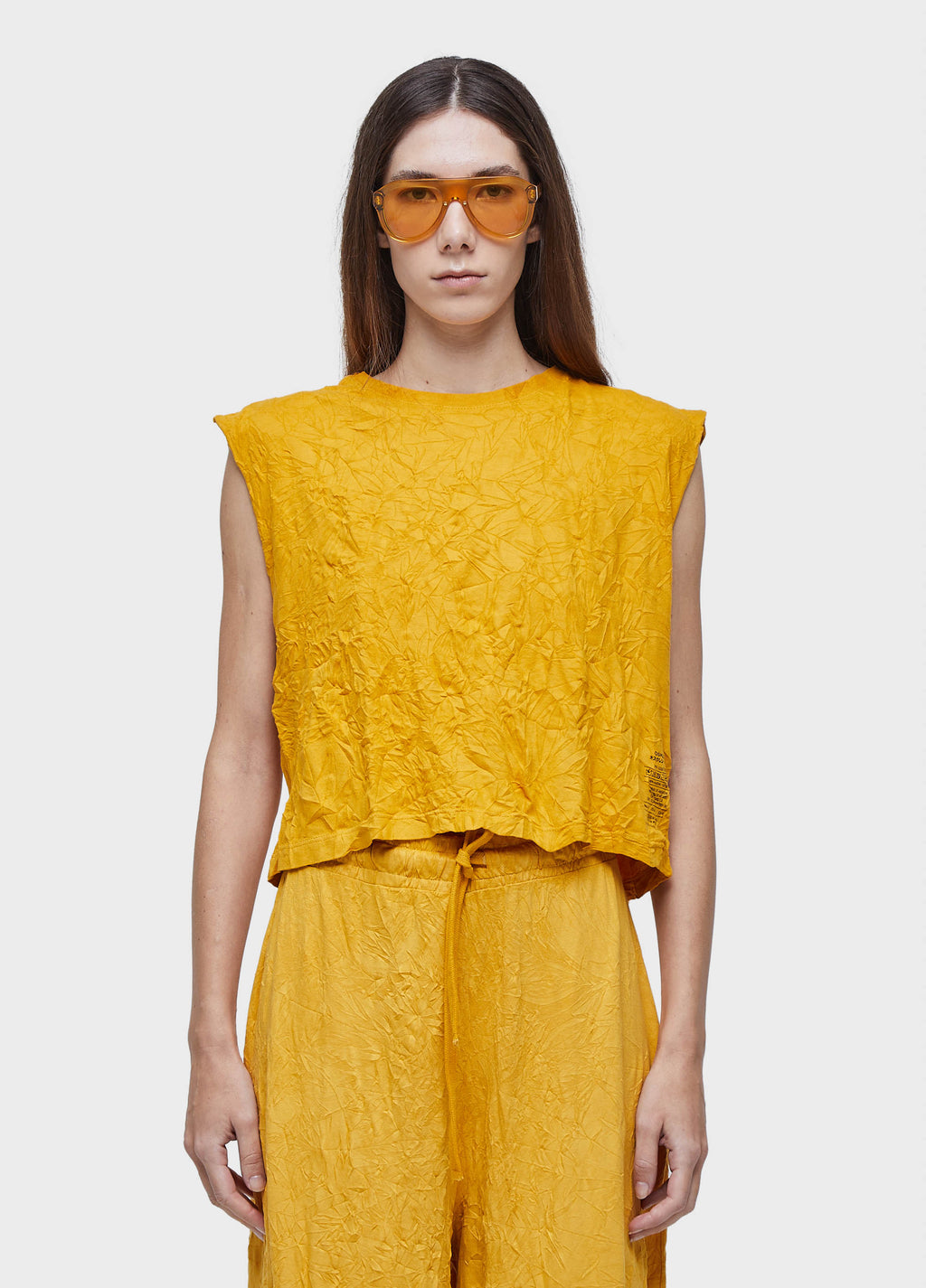 SLEEVELESS CRINKLE COLOR