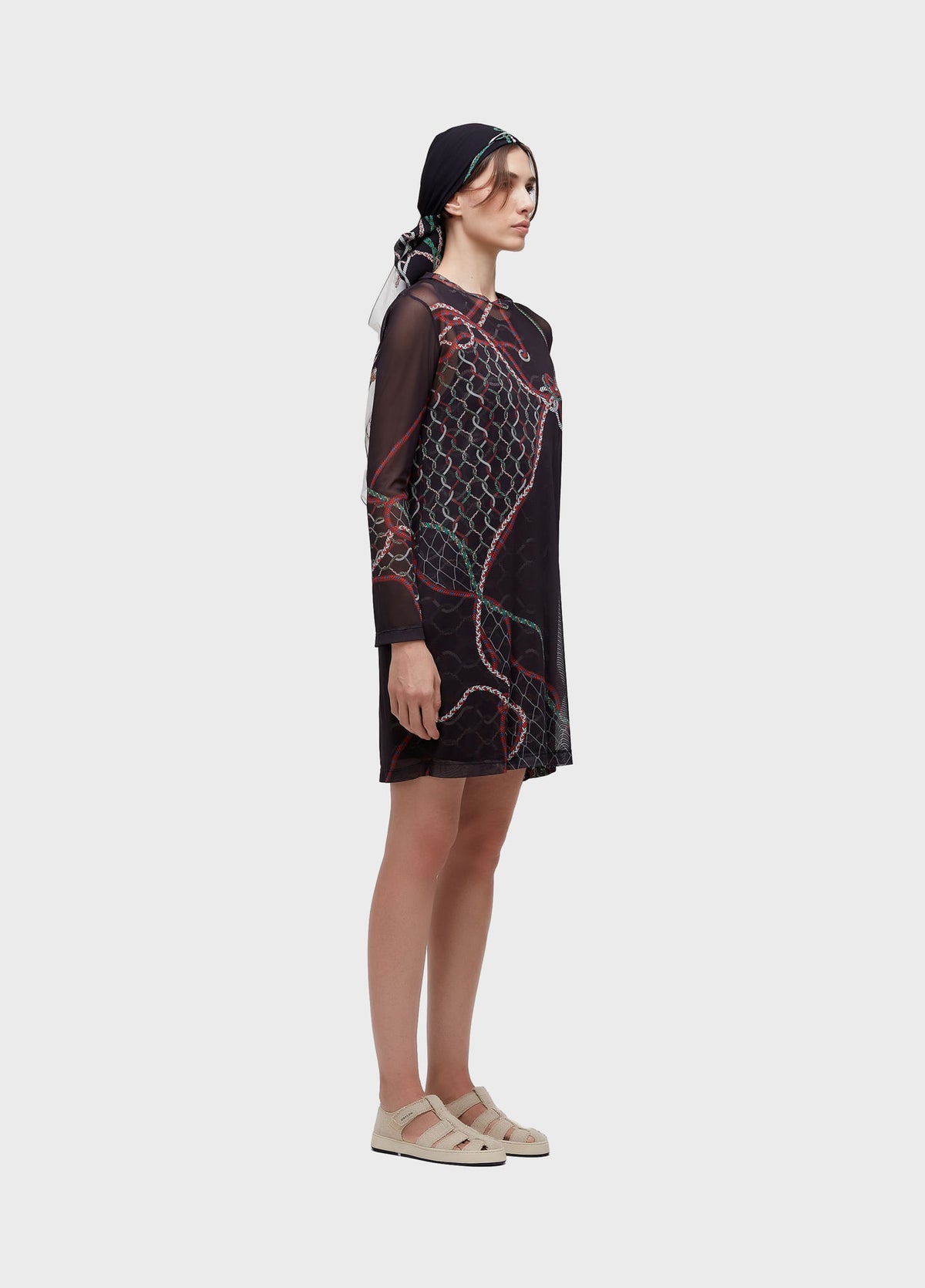 SHORT PRINTED DRESS