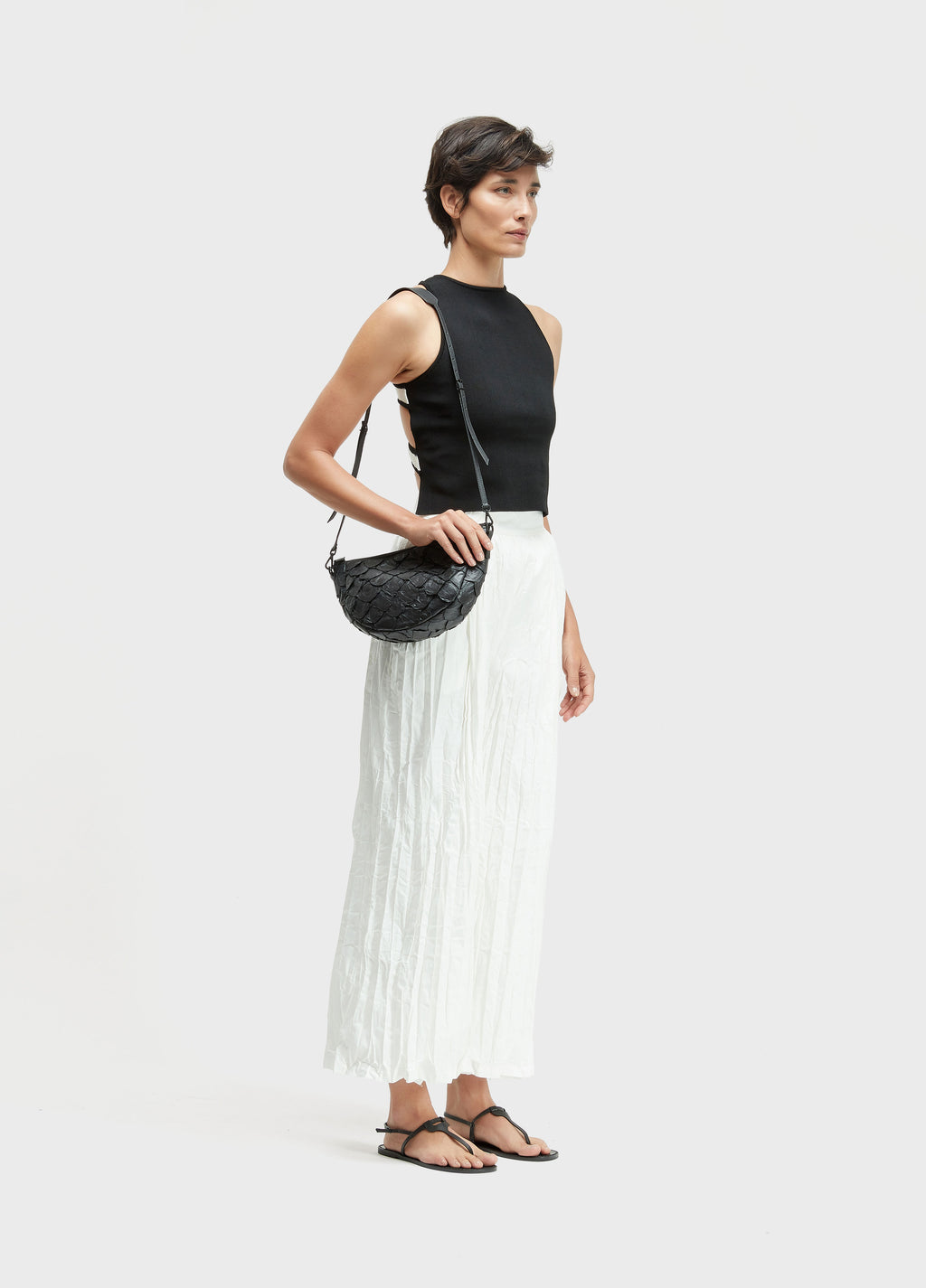 Andiroba Pirarucu Mini Bag Preto/Preto – Osklen – foto 8