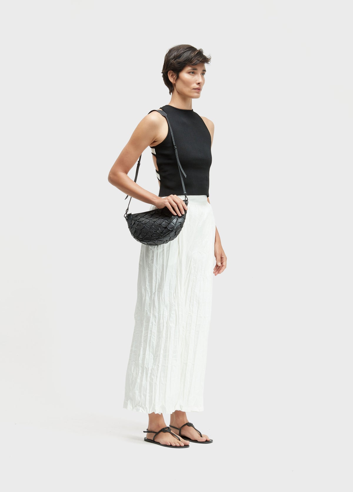 Andiroba Pirarucu Mini Bag Preto/Preto – Osklen – foto 8