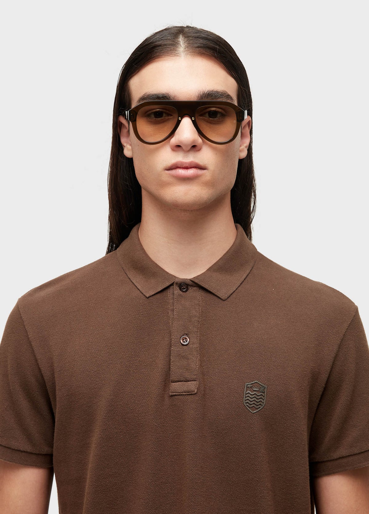 EMBOSSED CREST POLO SHIRT