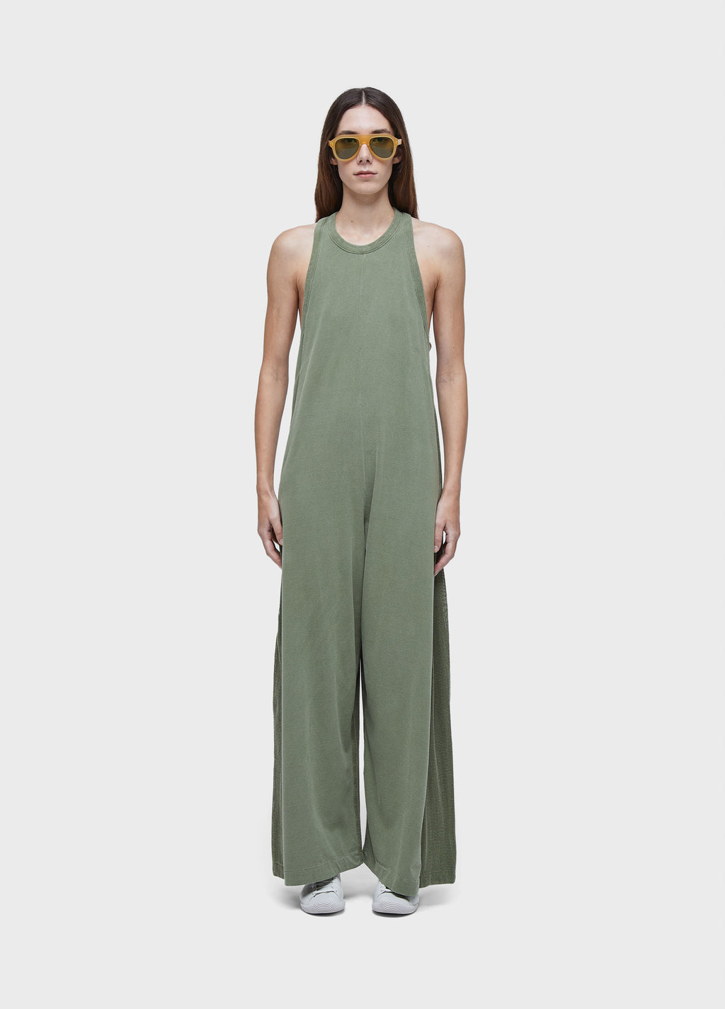 MESH RACERBACK JUMPSUIT