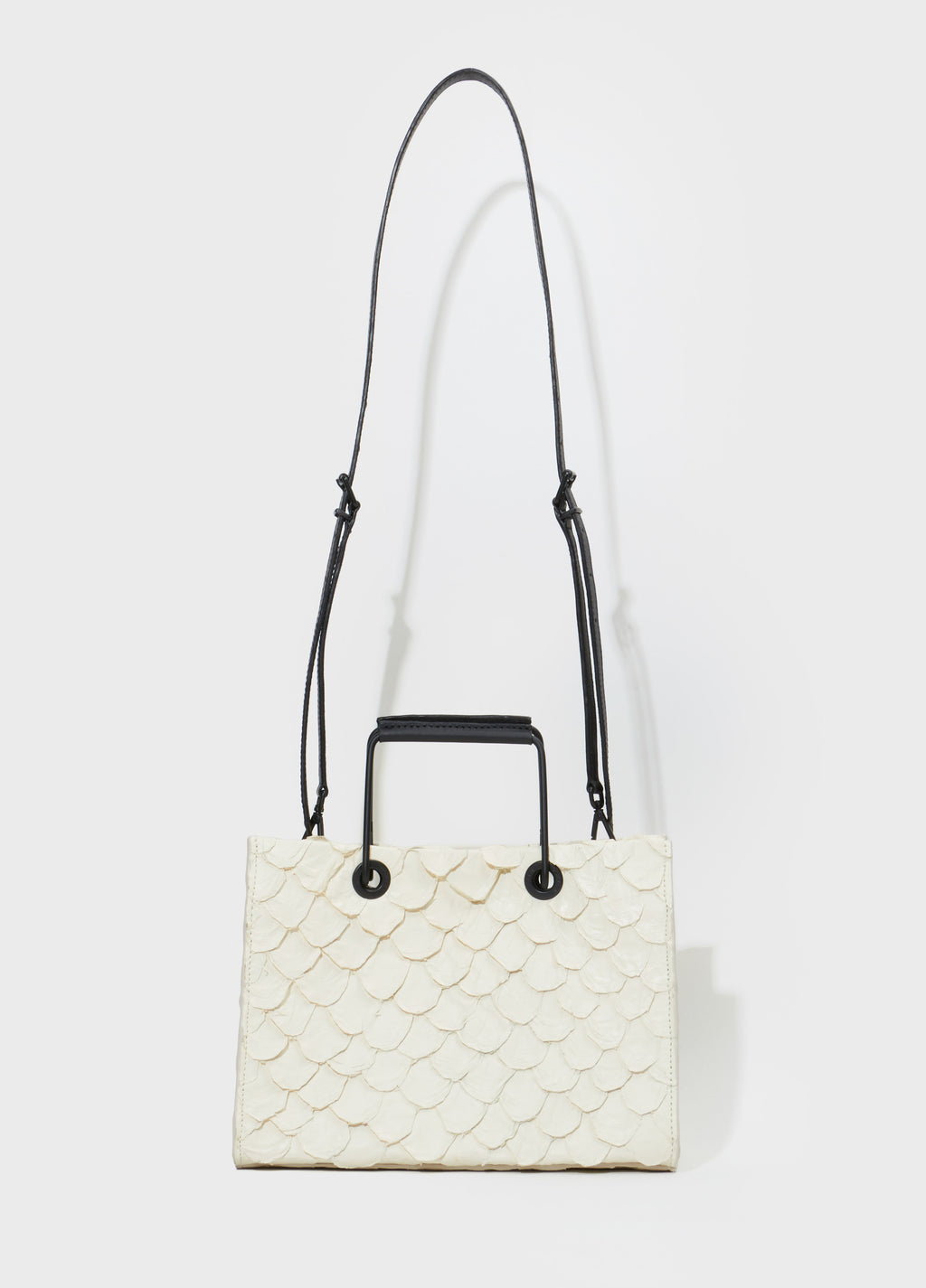 Bolsa Pirarucu Katu Small Off-White/Preto – Osklen – foto 2