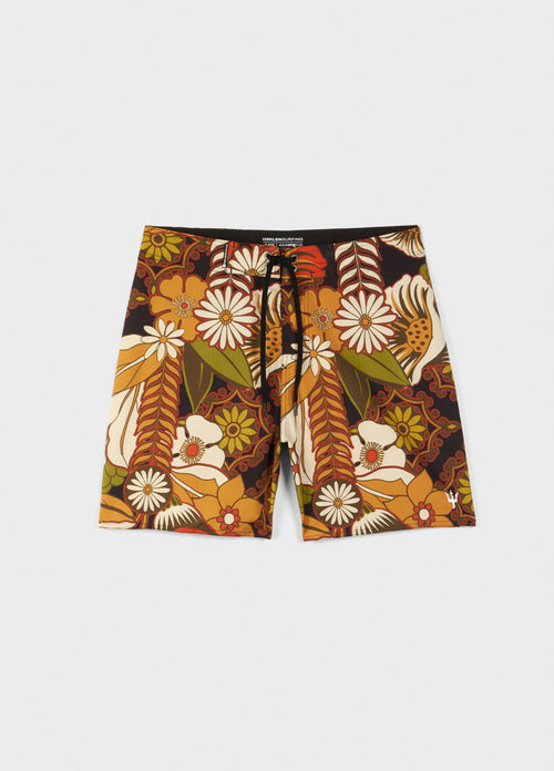 AQUAONE FLEX GARDEN PARTY SURF SHORTS
