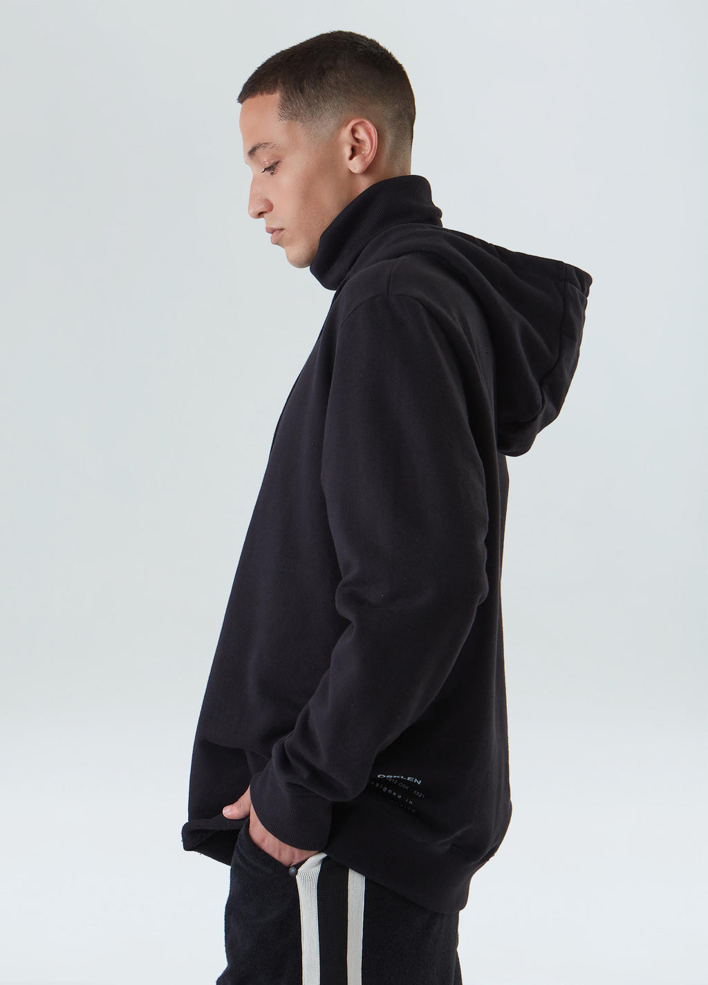 SOLID HIGH NECK SWEATSHIRT ACTUAL
