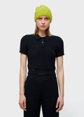 BOUCLÉ KNIT POLO SHIRT SLIM FIT