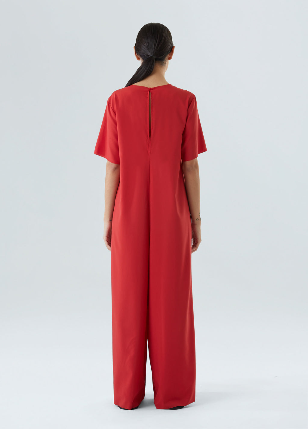 SUPERLIGHT SHORT-SLEEVED JUMPSUIT