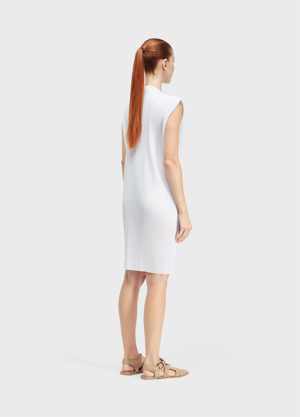 SHORT PLEATED DRESS